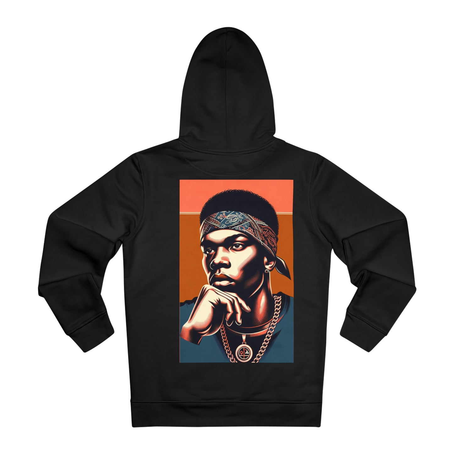 Hoodie - Orthios vintage Face Design Hoodie